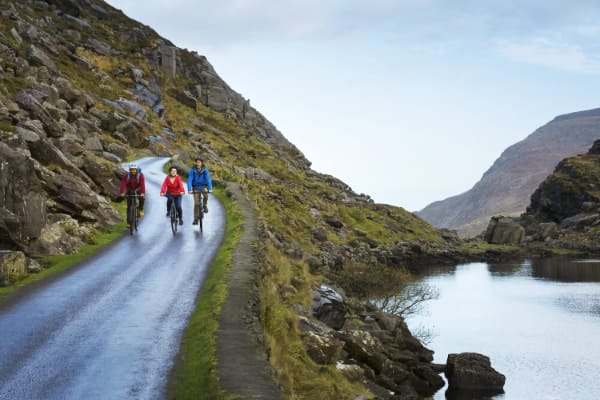 Cyclists in the Gap of Dunloe